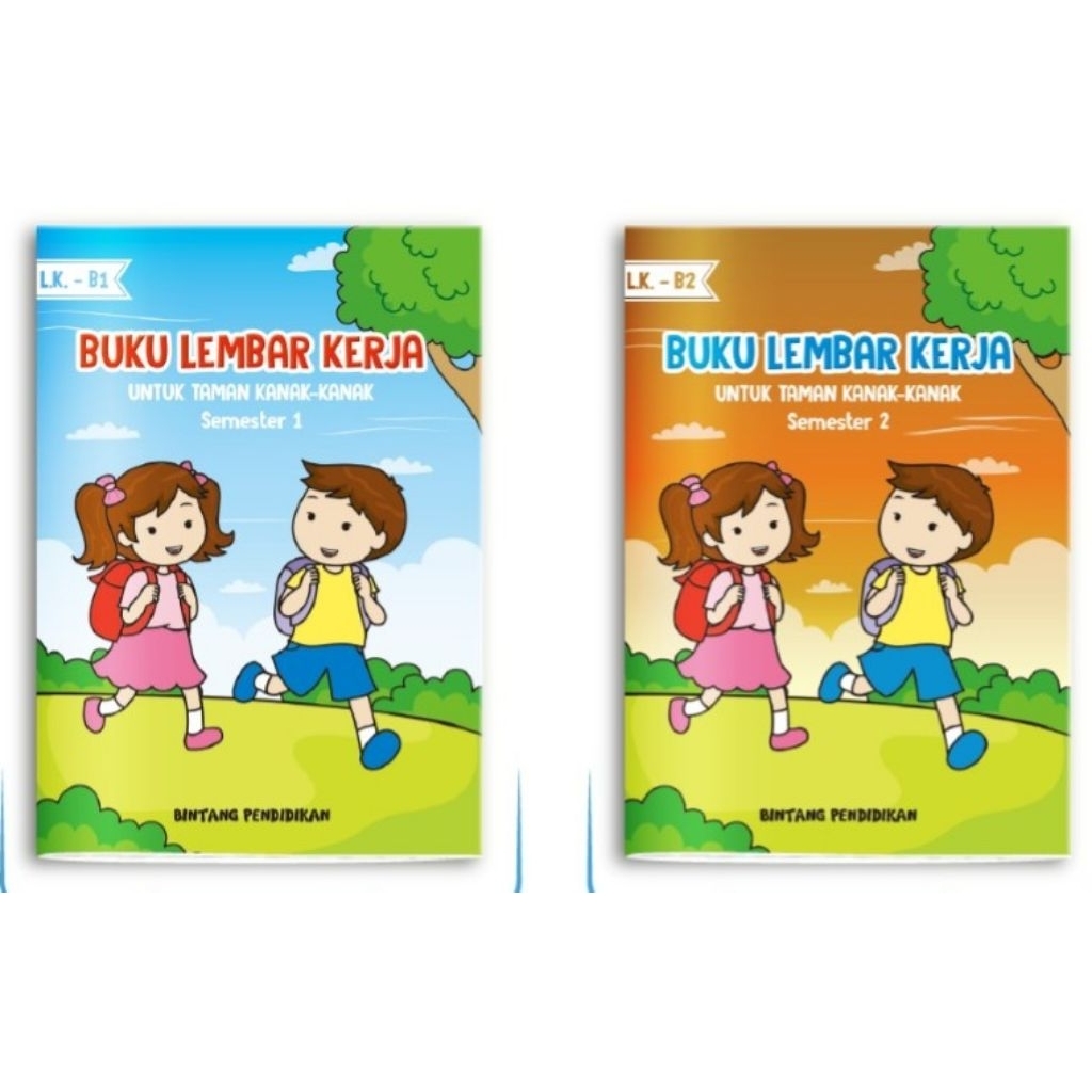 Buku Paud LKS TK B Semester 1 & 2