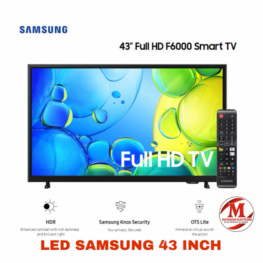 Samsung Smart TV Full HD 43 Inch - 43F6000 | 43 F6000