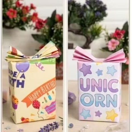 Kado kadoan berhadiah uang dan mainan menarik