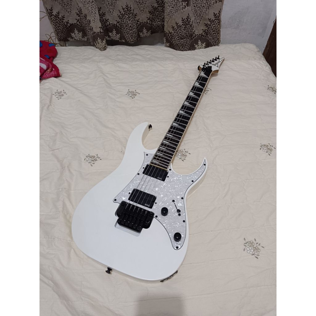 Gitar Ibanez RG 350 DXZ Original MII full Upgrade, Fret Jescar USA extra jumbo Stainless + EMG retro