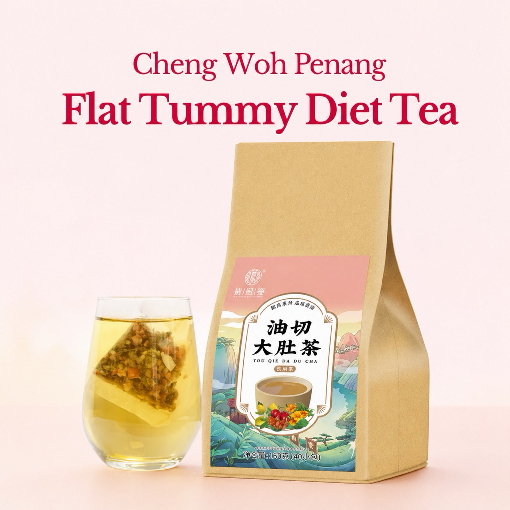Flat Tummy Tea Penang Cheng Woh | Teh Diet Cheng Woh Penang Malaysia