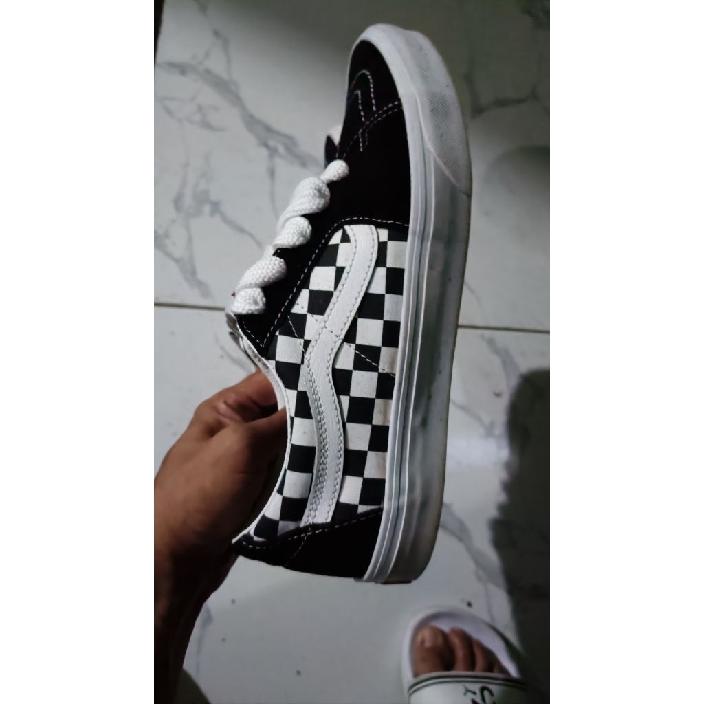 Vans checkerboard size 44.5 baru 3x pakai