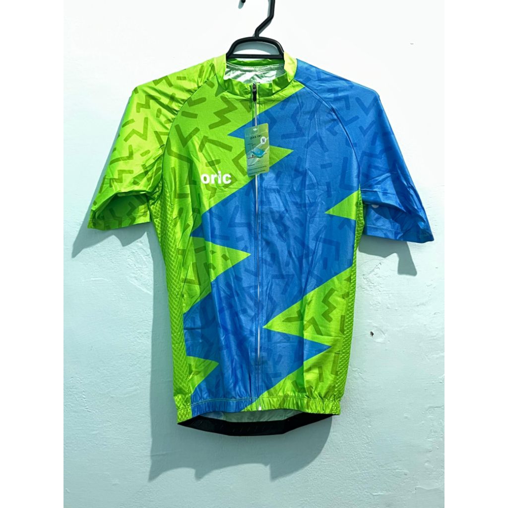 Jersey Sepeda Oric RUMEIA Hijau Biru