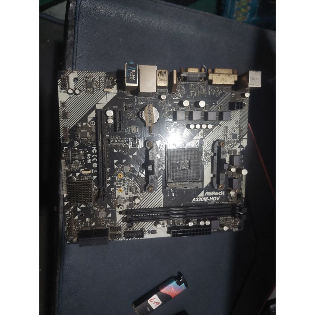 asrock a320m-hdv r4.0 tidak bisa masuk BIOS(rusak)