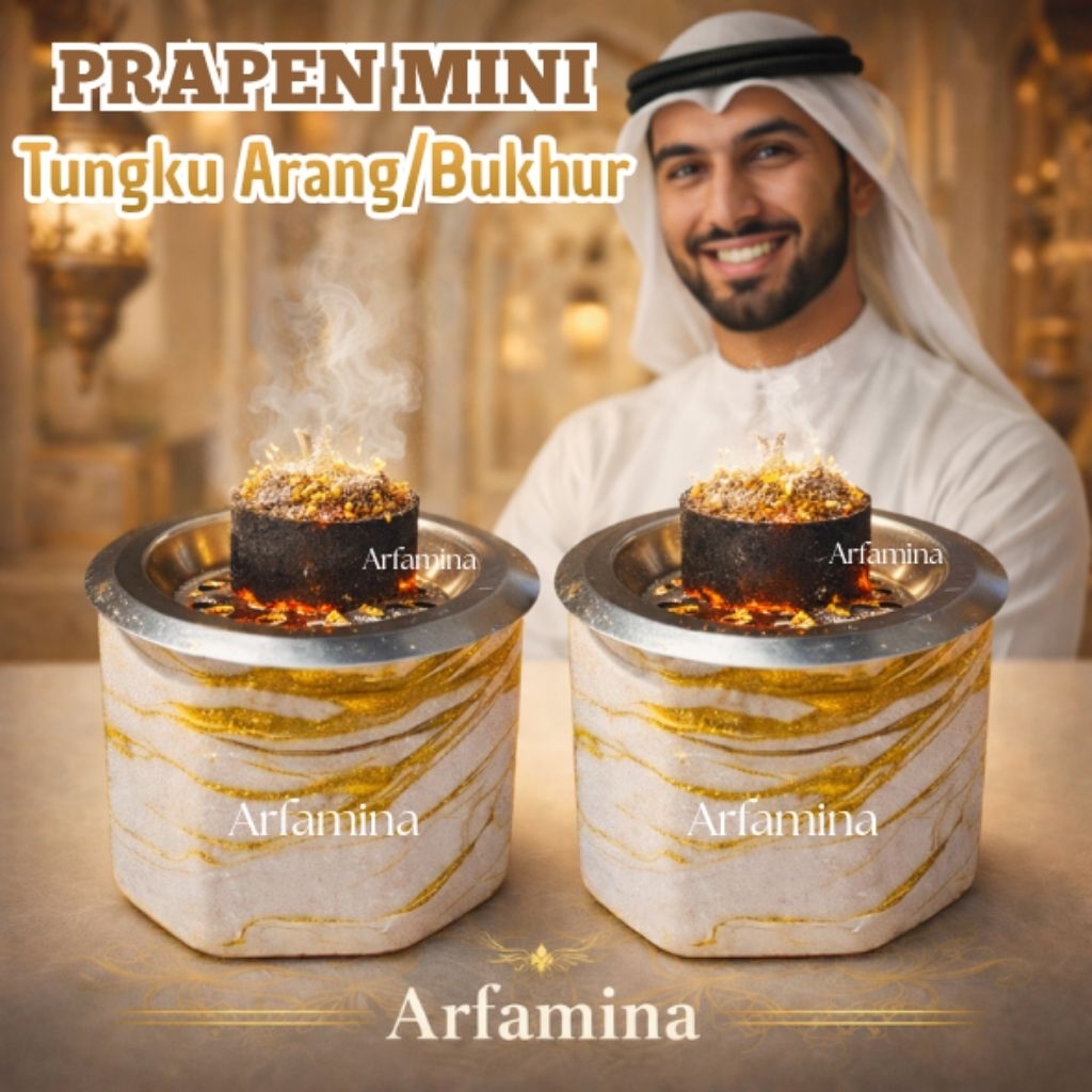 Prapen Mini Gypsum – Tungku Bukhur Portable