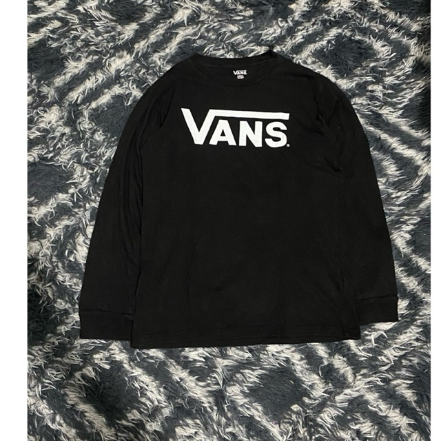 vans longsleeve black classic logo
