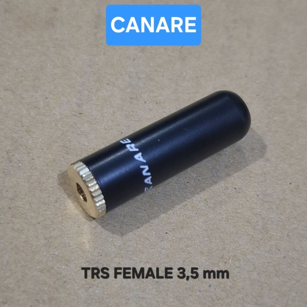 Jack CANARE mini stereo female 3,5 mm (hitam)