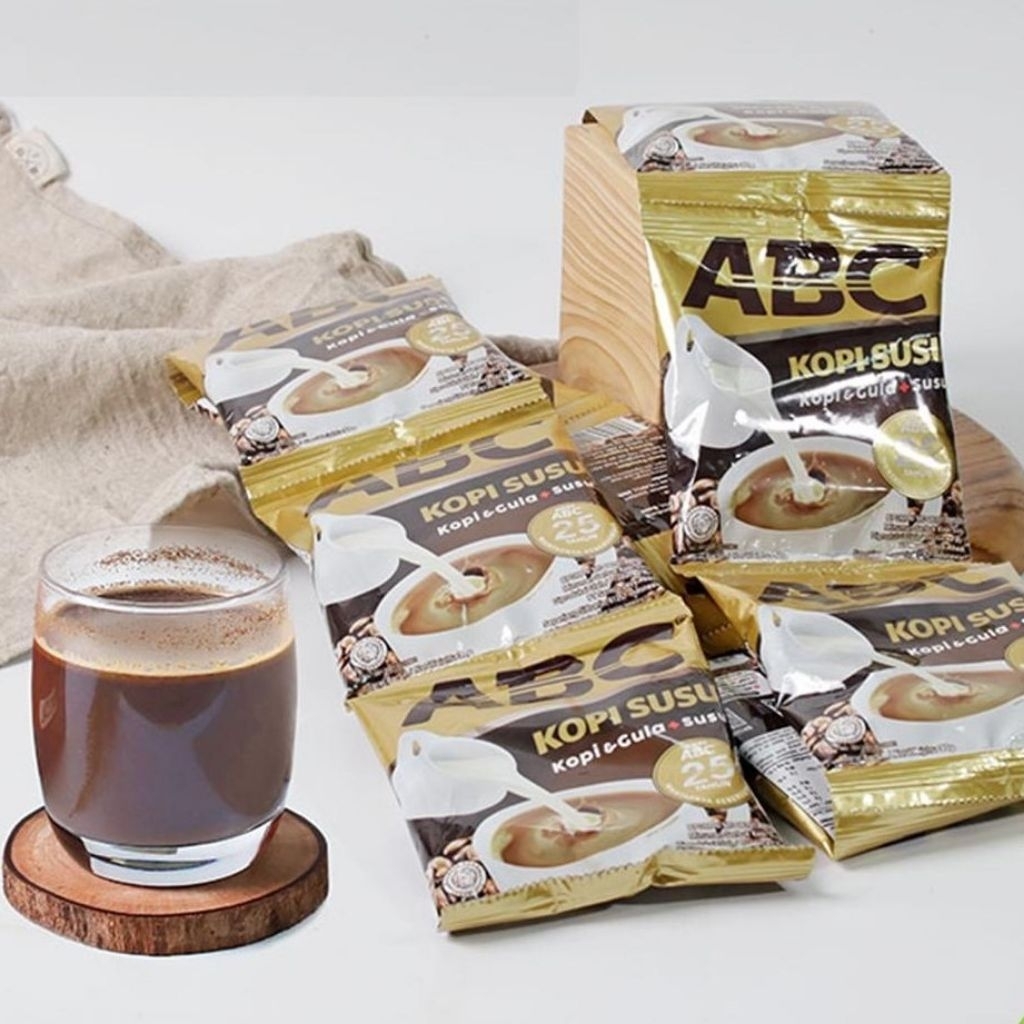 Kopi ABC, Luwak white kopi, Anget sari susu jahe, W'Dank, Top gula aren, indocafe  rencengan