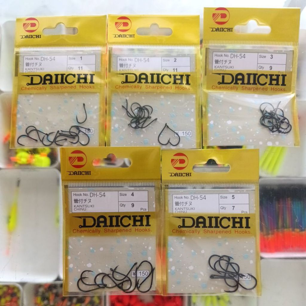 Kail pancing DAICHI DH-54 hitam TANPA LUBANG
