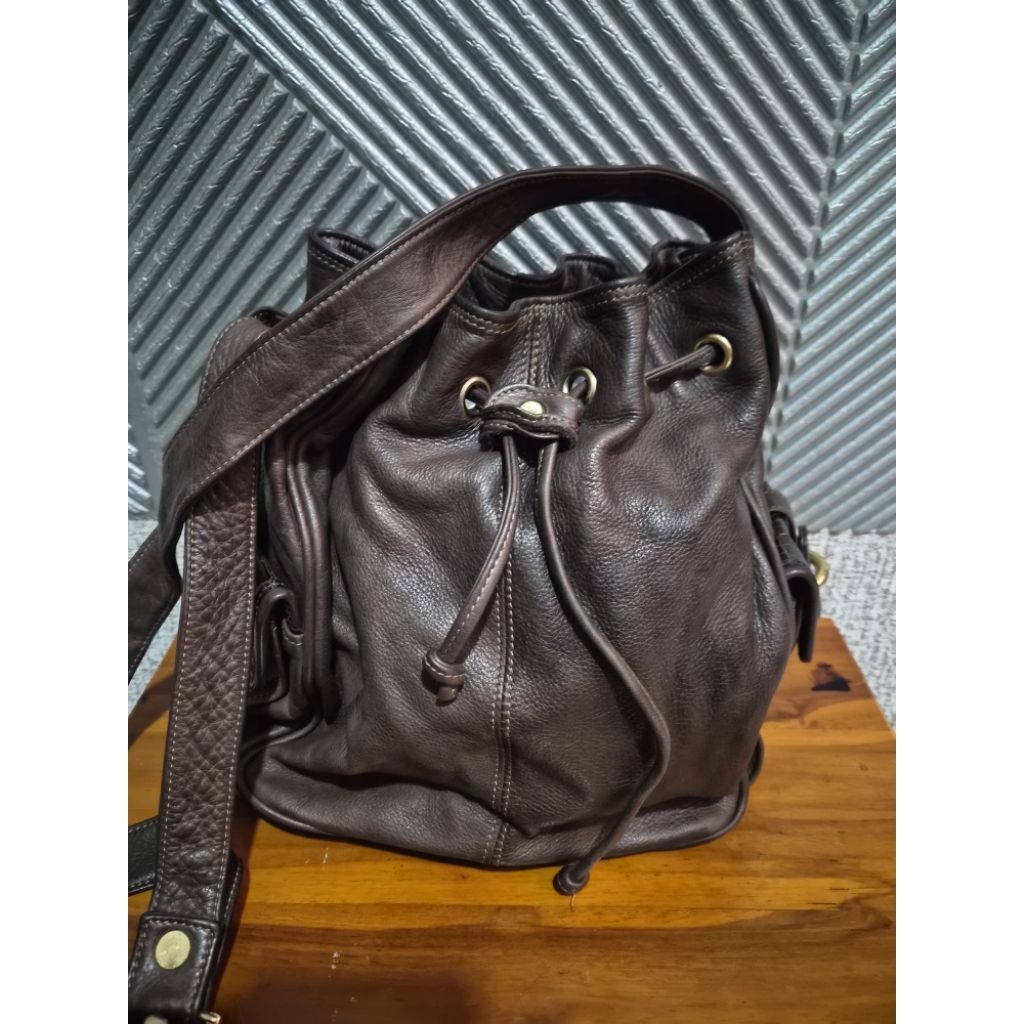 Tas kulit gemoy serut mix kulit ular