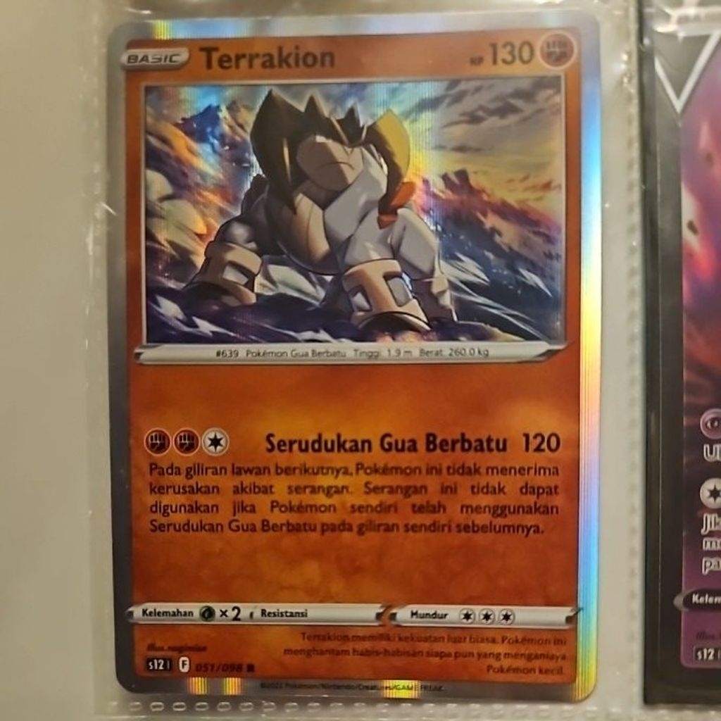 Kartu Pokemon Terrakion Holo R