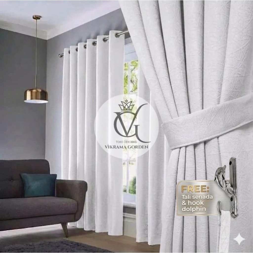 Gorden rumah blackout premium mewah elegant