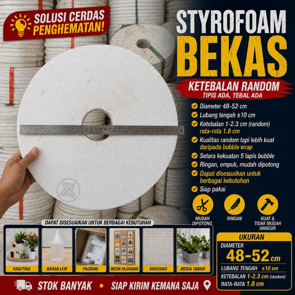 Styrofoam Bekas Serbaguna
