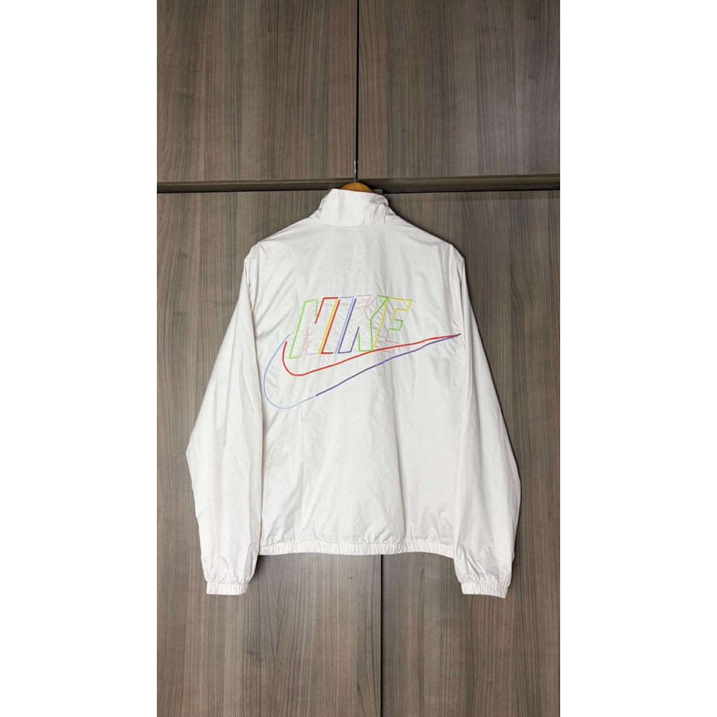 Jaket Olahraga Nike || Windbreaker Nike || Nike Vintage White