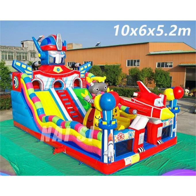 [GARANSI TERMURAH] Jumping Castle For Kids Inflatable Bouncer 6X8 meter ISTANA BALON
