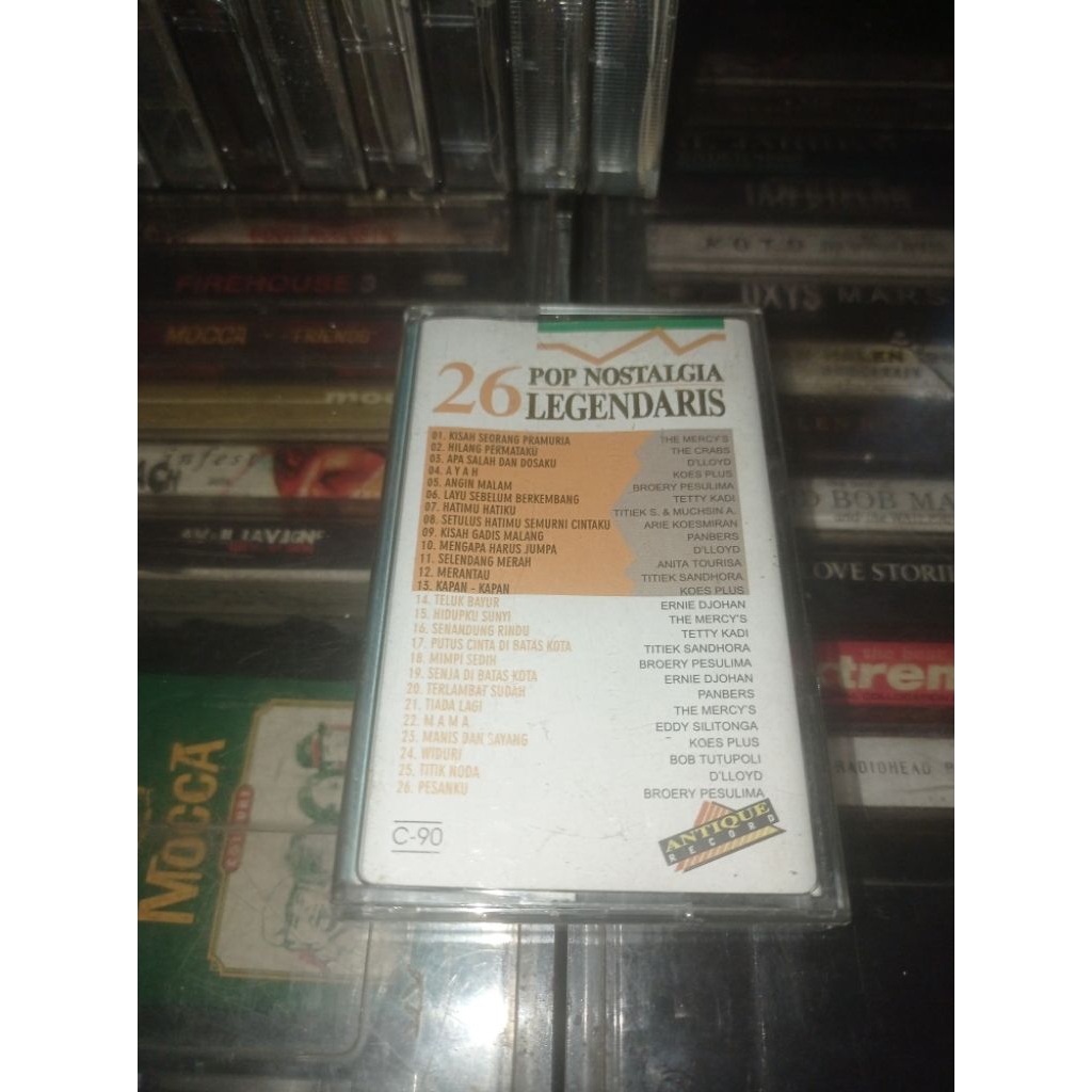 Kaset Pita 26 pop nostalgia legendaris Indonesia
