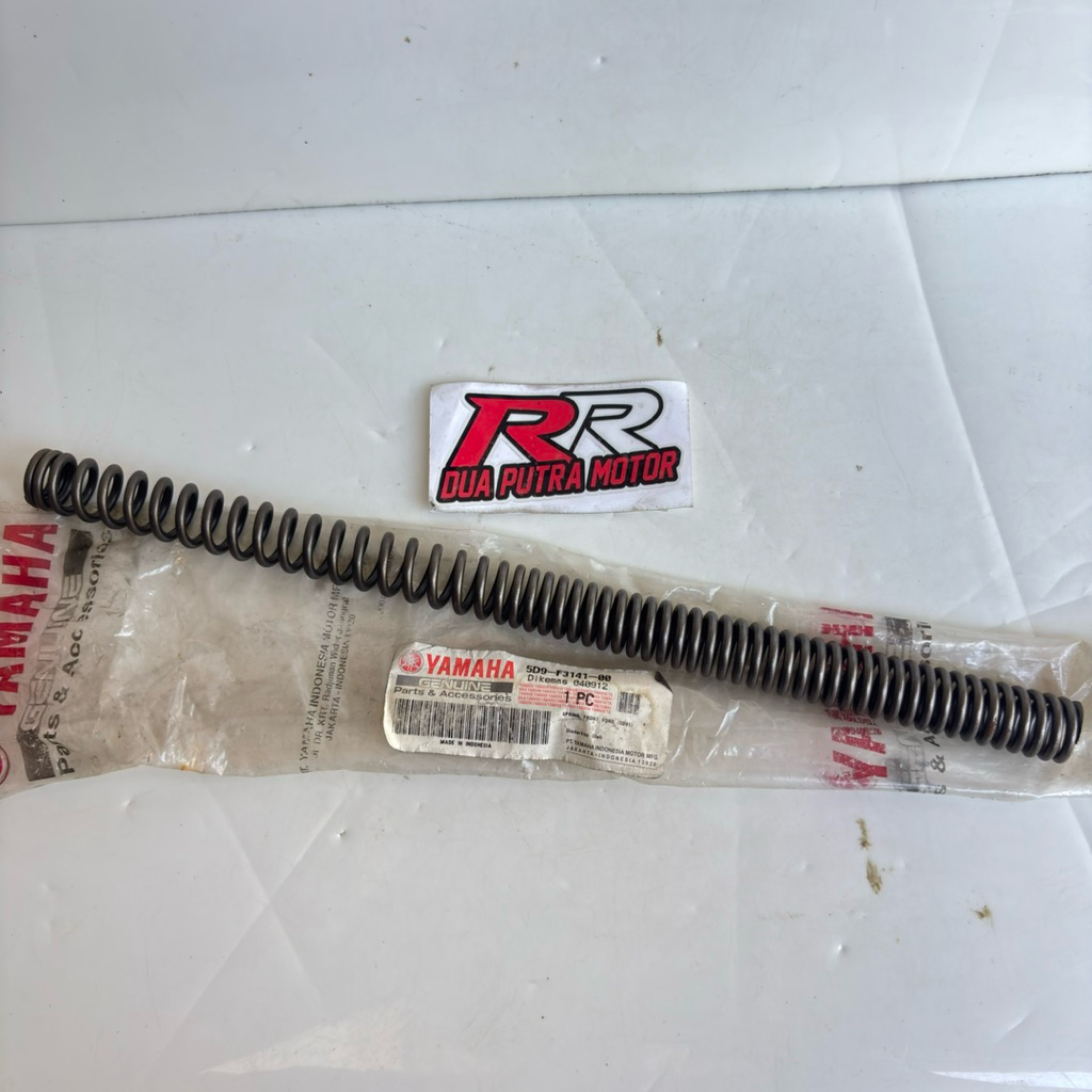 spring per shock shok halu halu depan original ori yamaha vega zr rr 5D9