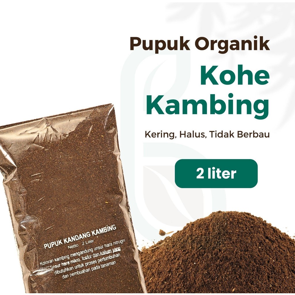 Pupuk Organik Kohe Kotoran Kambing Halus