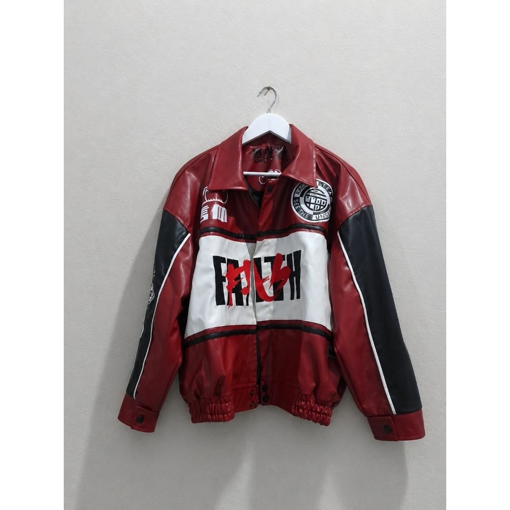Leather Jacket FTH Racing Team