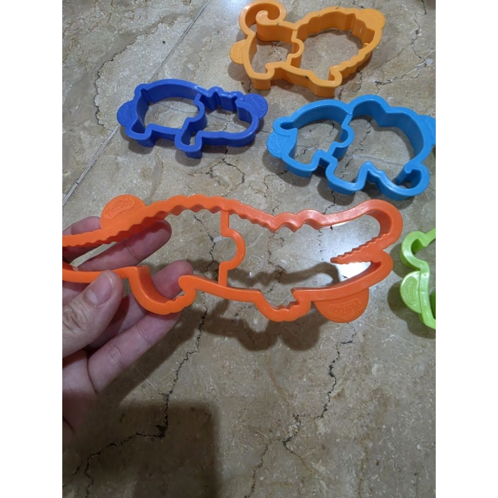 mainan anak playdoh cetakan animal