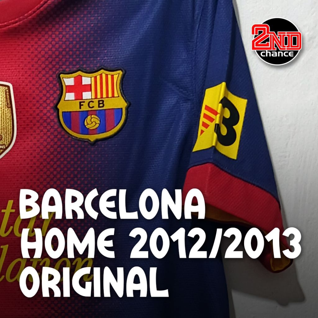 JERSEY BAJU BOLA BARCELONA BARCA HOME 2012-2013ORIGINAL