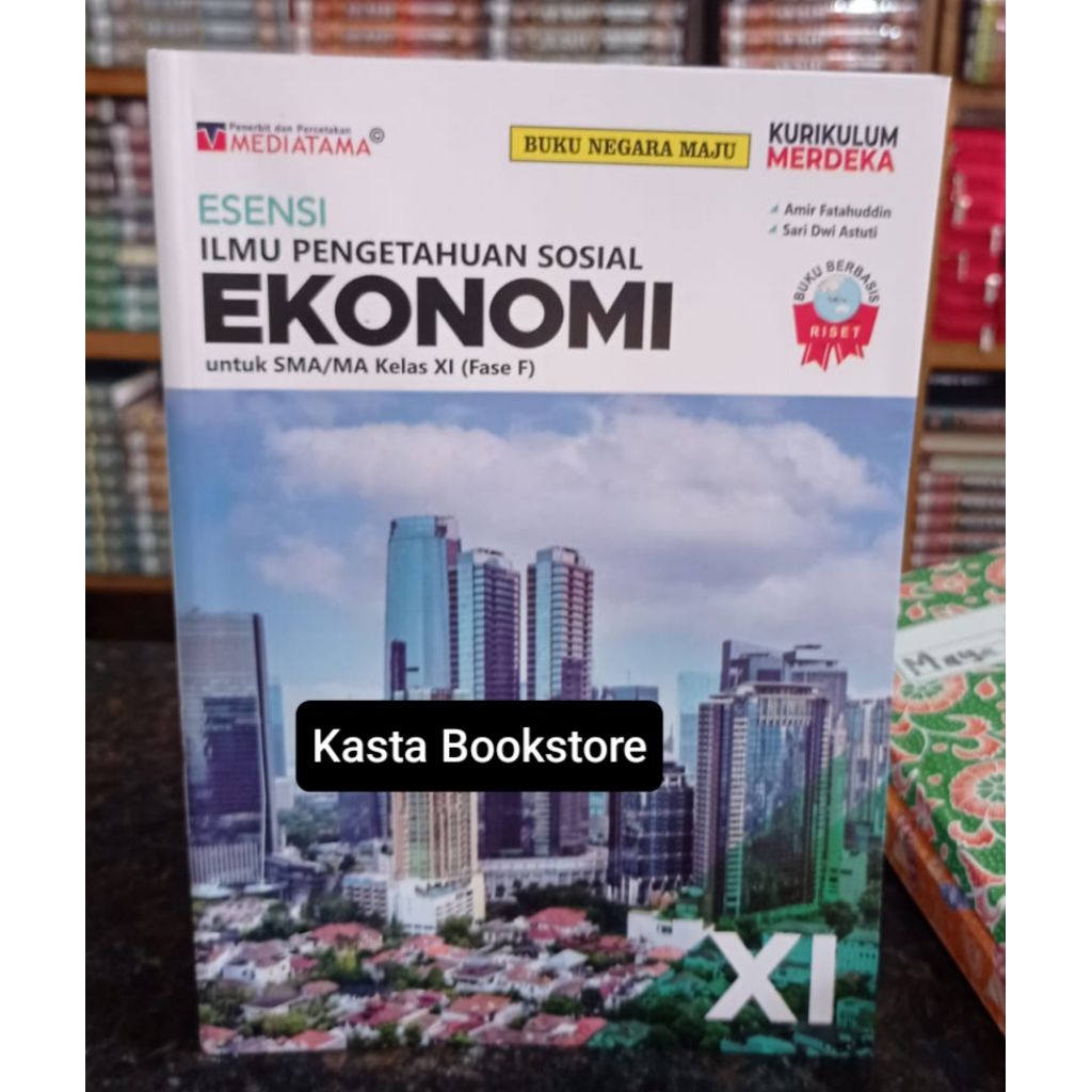 Buku Esensi Ekonomi Kelas 11 Kurikulum Merdeka Mediatama