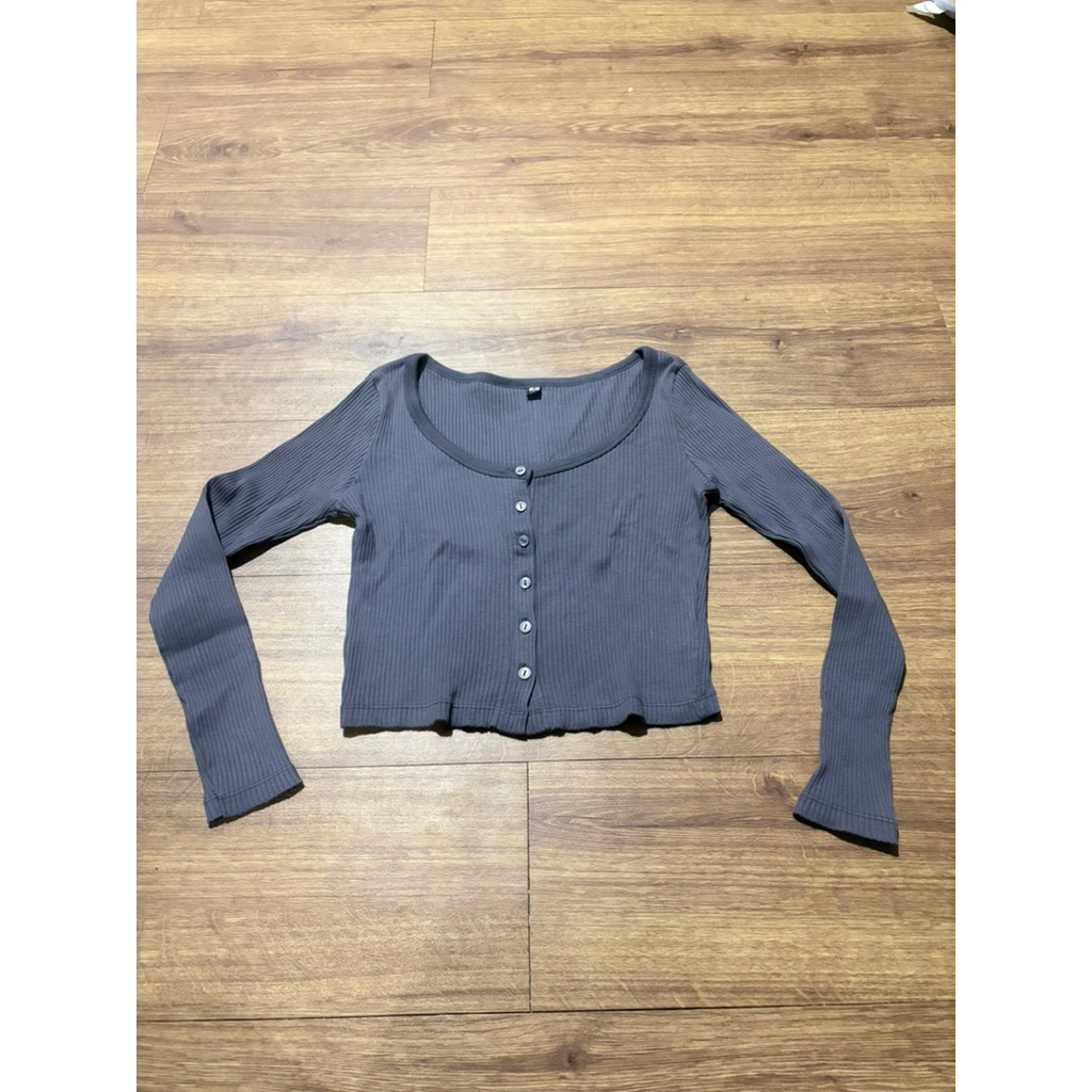 Uniqlo Ribbed Cardigan Top