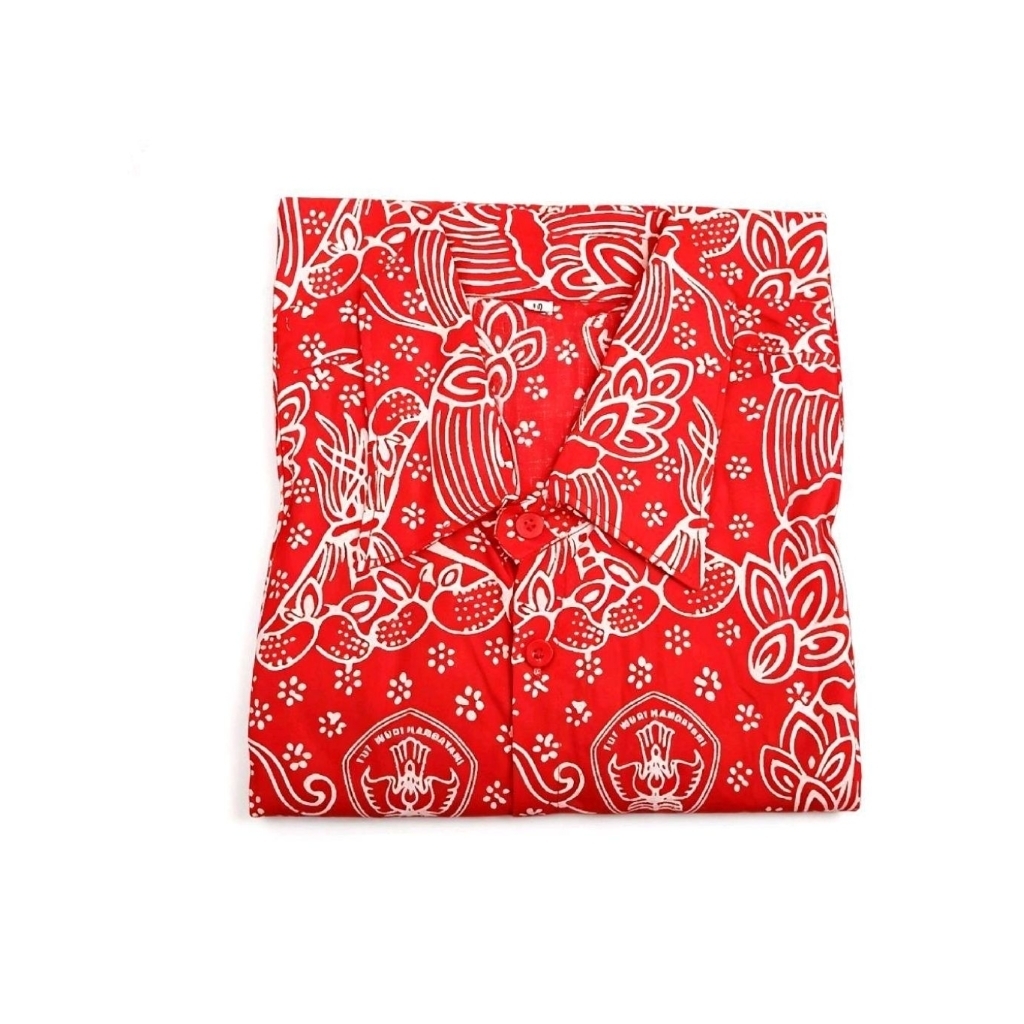batik sekolah SD probolinggo lengan pendek nomor 10
