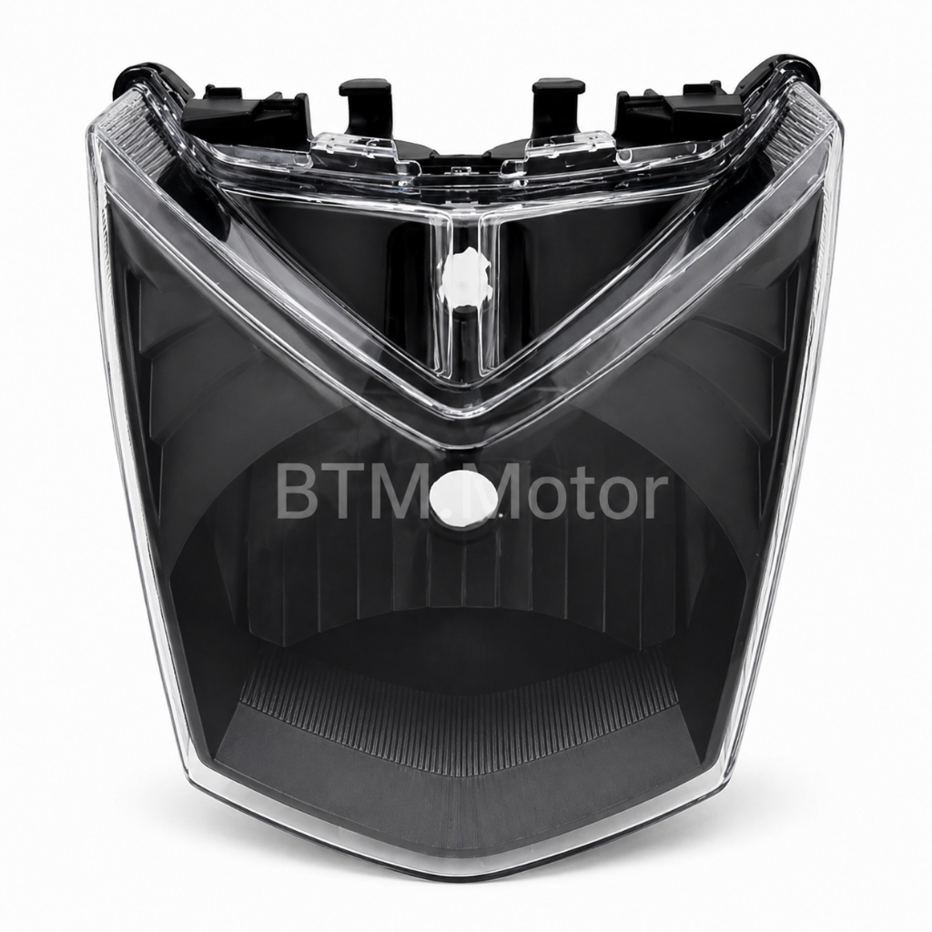 reflektor lampu depan beat fi hitam smoke reflektor beat fi 2012-2016