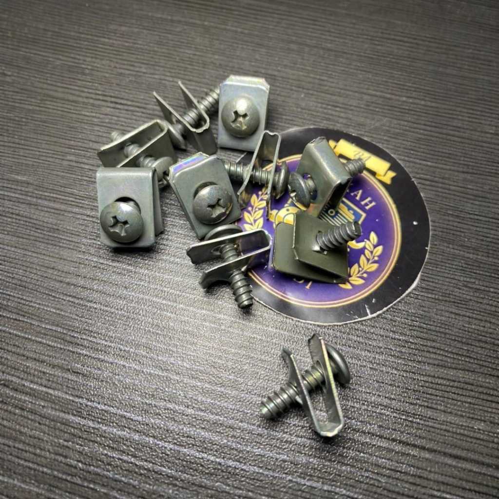 Baut Klip Body Vario (20 PCS) | 10 Baut + 10 Clip Mur | Baut Body Motor Vario