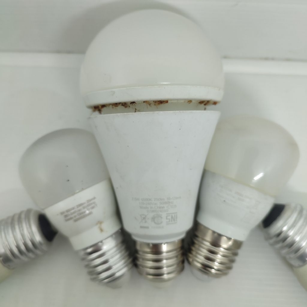 borongan lampu philips LED emergency essential bekas sudah mati