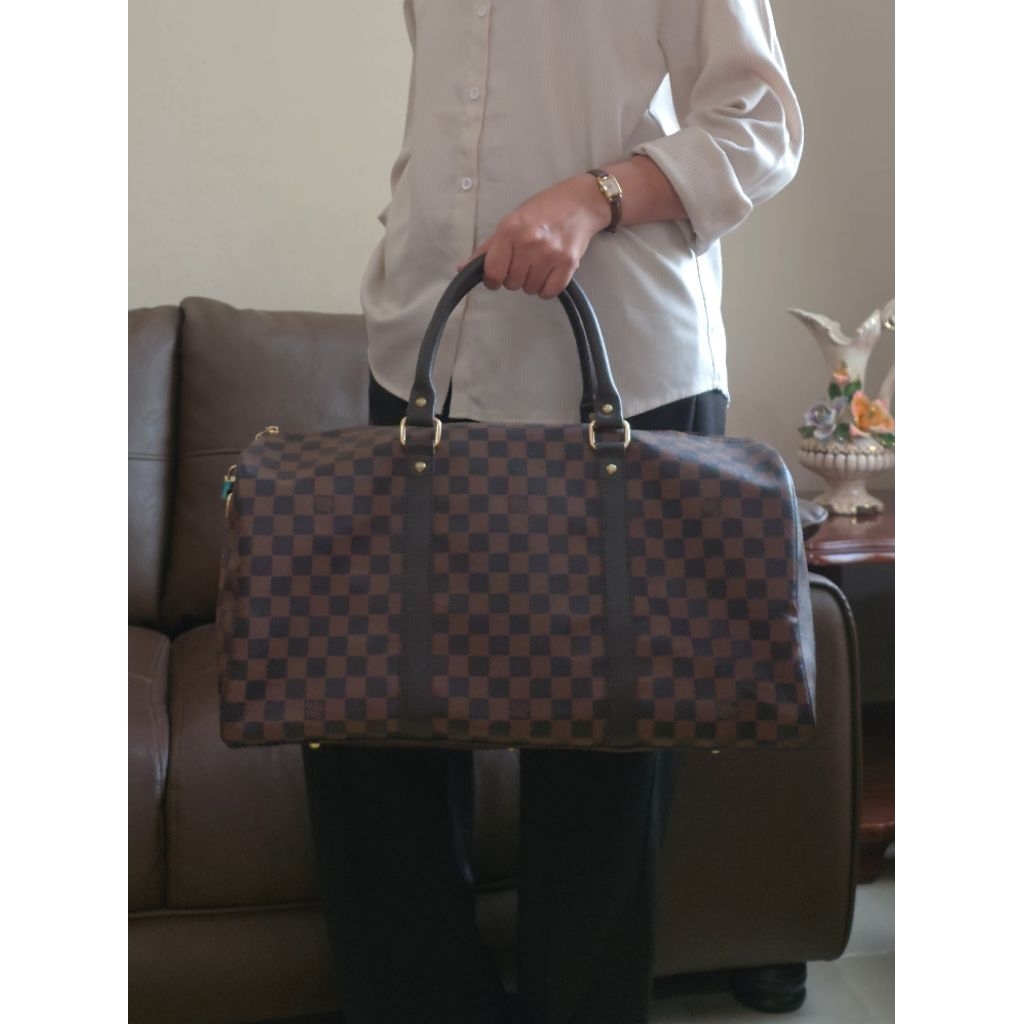 Tas LV Keepall Bandouliere/Tas Minggat (Preloved/Second)