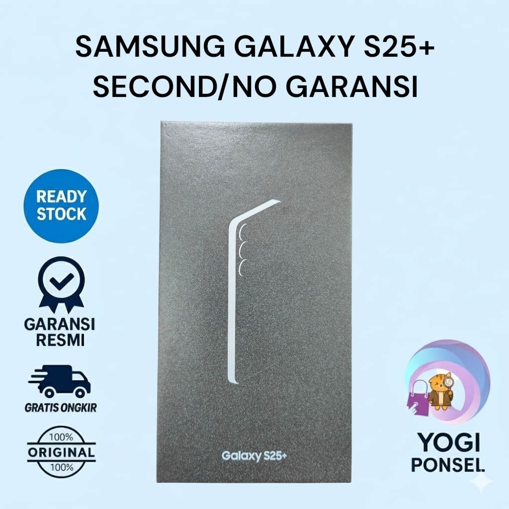 SAMSUNG S25 PLUS RAM 12/256GB Second/No Garansi