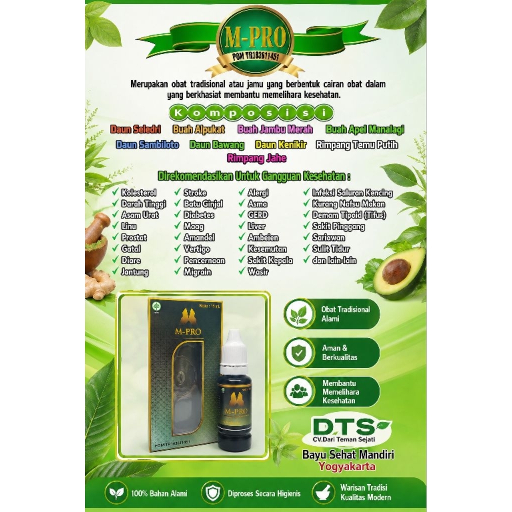 Jamu Tetes MPRO Bayu Diningrat ORI