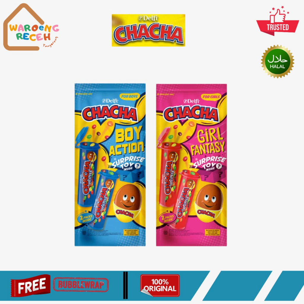 Delfi Permen Chacha Minis Surprise Boy Girl Toy 25 Gr - Satuan
