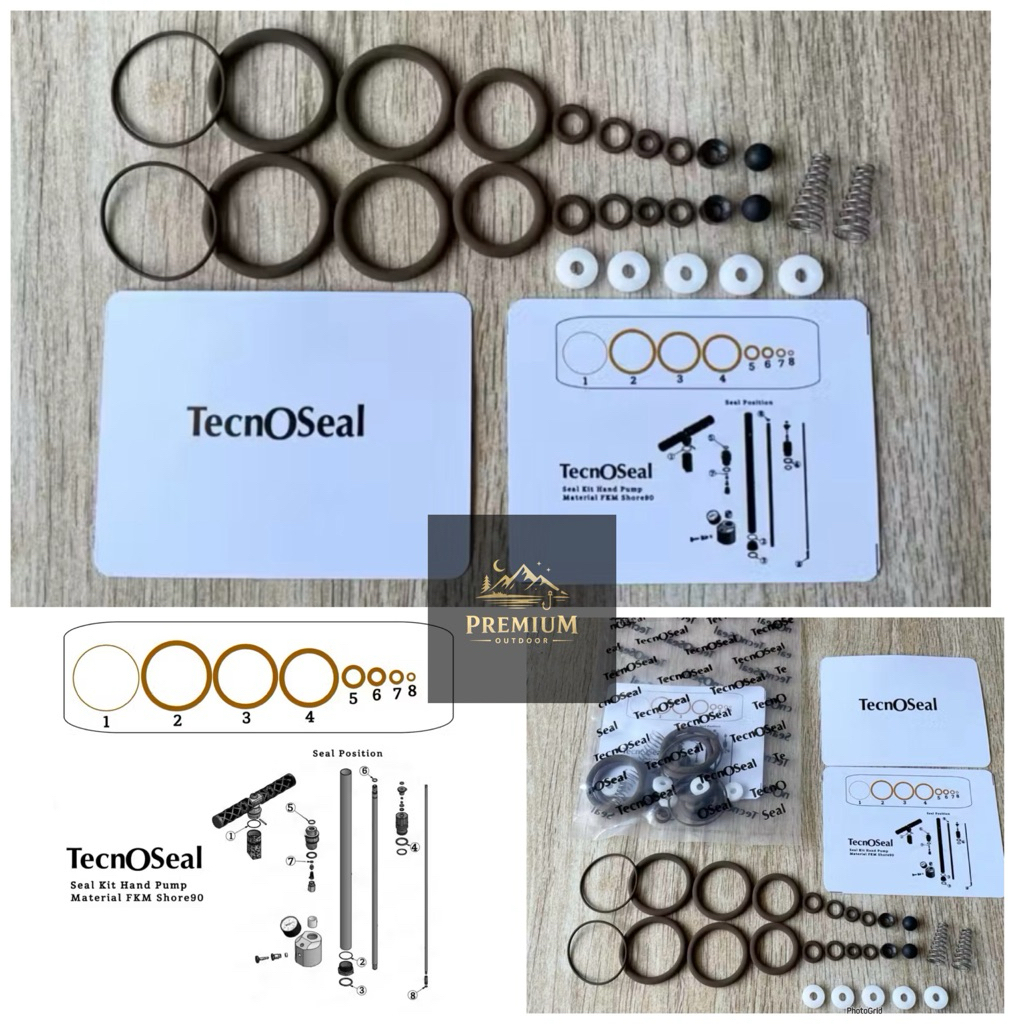 Sil set pompa pcp Oring seal pompa pcp material FKM90 sparepart lengkap pompa pcp import Oring kit l