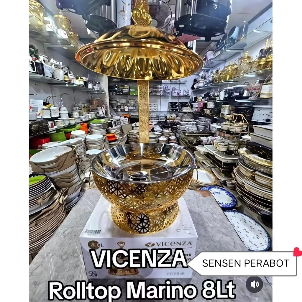 (PACKING KAYU) PRASMANAN PESTA GOLD 8 LITER MOTIP GANTUNG VICENZA