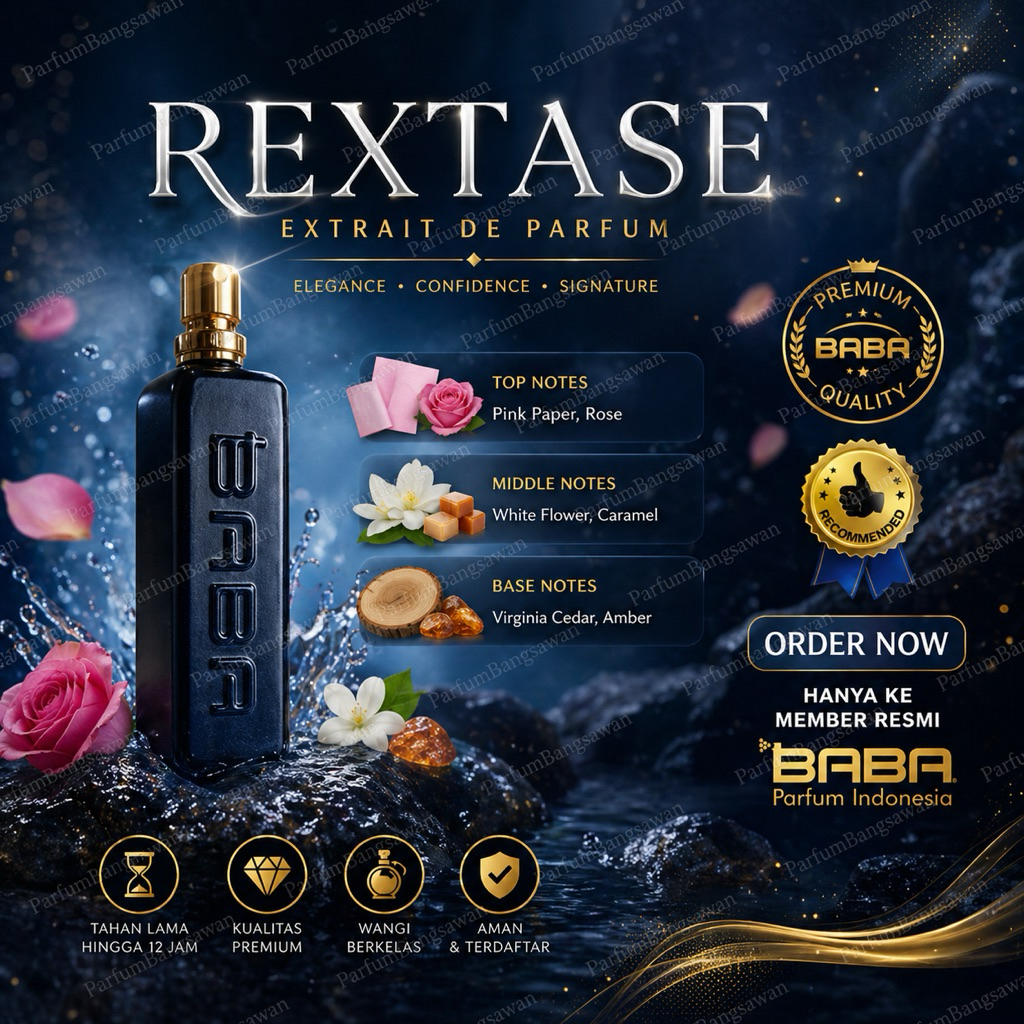 Rextase Baba Parfum Bangsawan Top Seller, Non Alkohol Tahan Lama