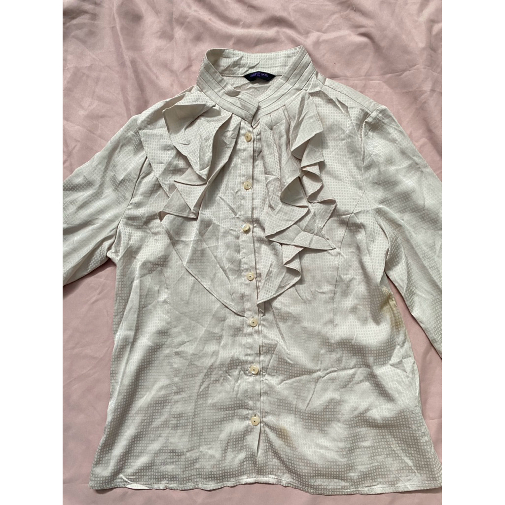 preloved - blouse ruffle