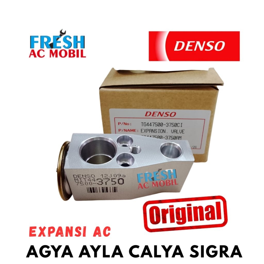 EKSPANSI AC AGYA AYLA CALYA SIGRA ORIGINAL DENSO EXPANSI AC ORIGINAL DENSO