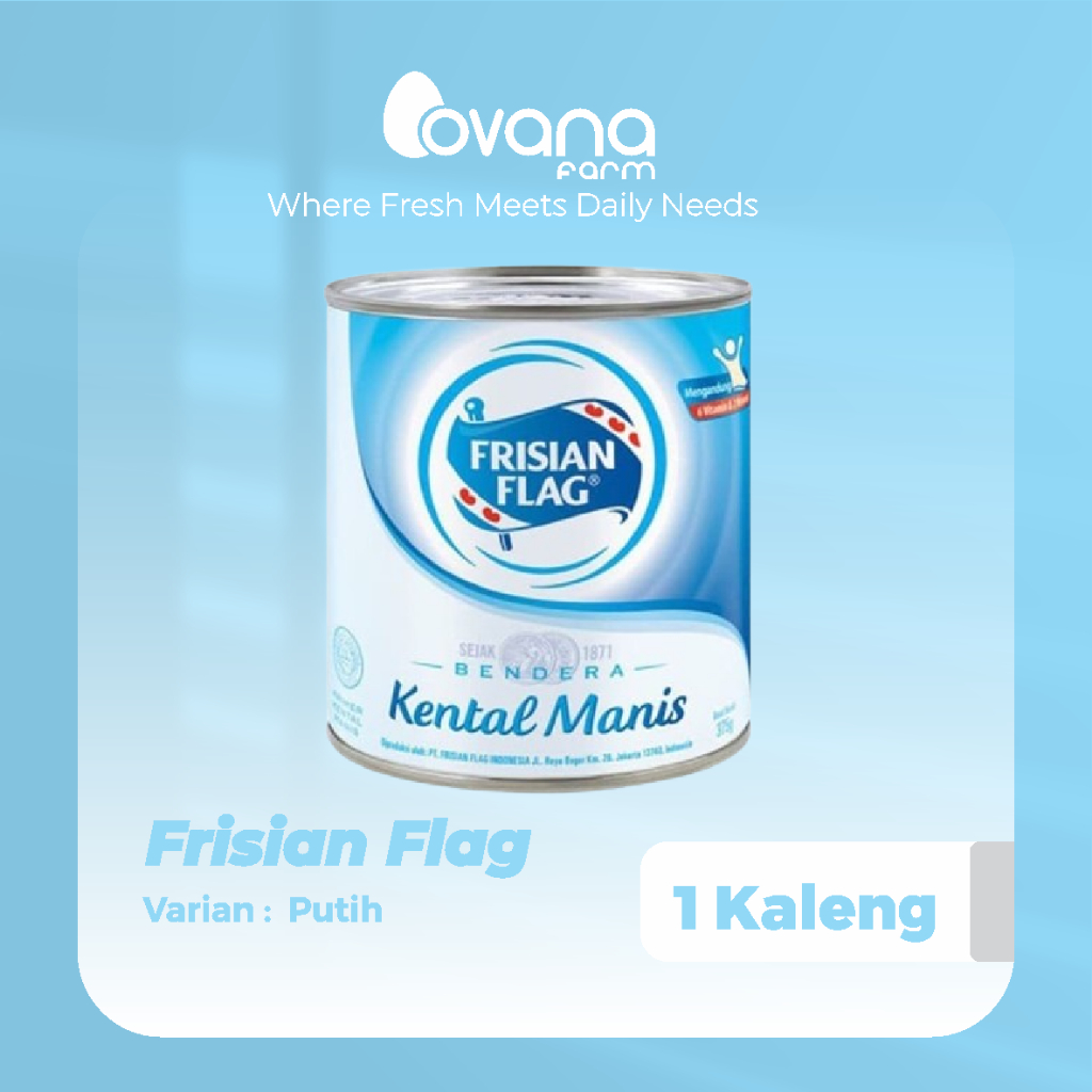 Frisian Flag Susu Kental Manis Putih Kaleng