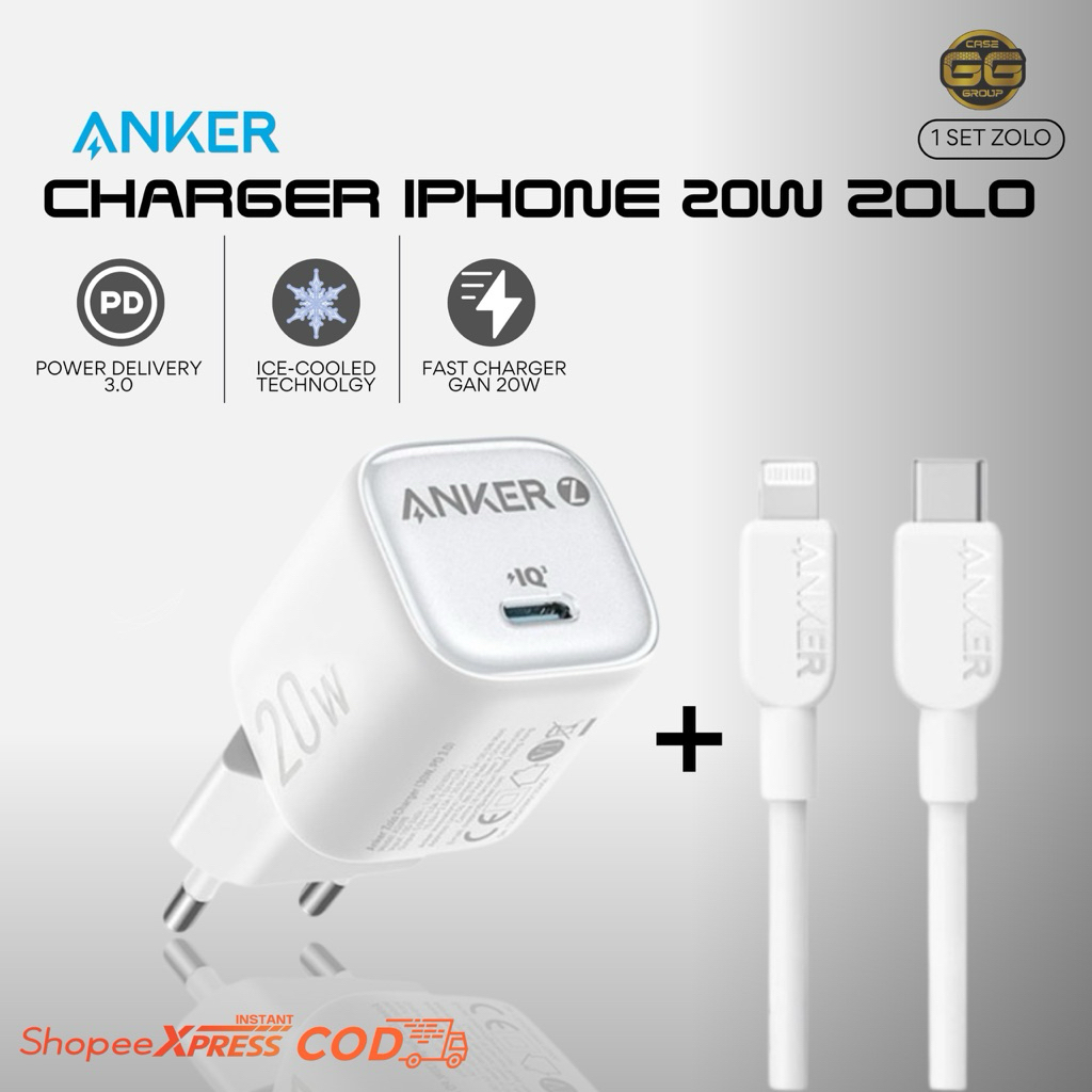 CHARGER ADAPTER ANKER // HIGH-SPEED USB C type c lightning MFI fast charging