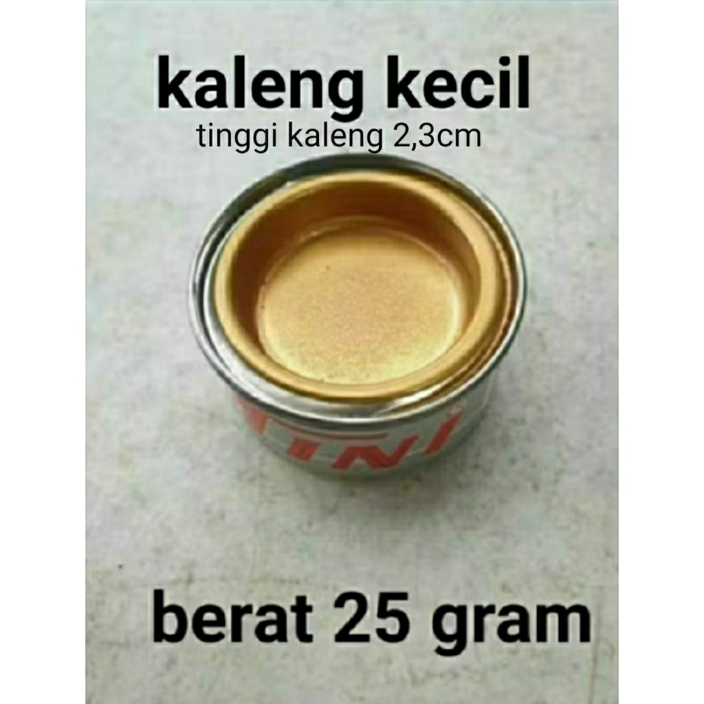 Cat minyak minilux warna gold emas , 25 gram