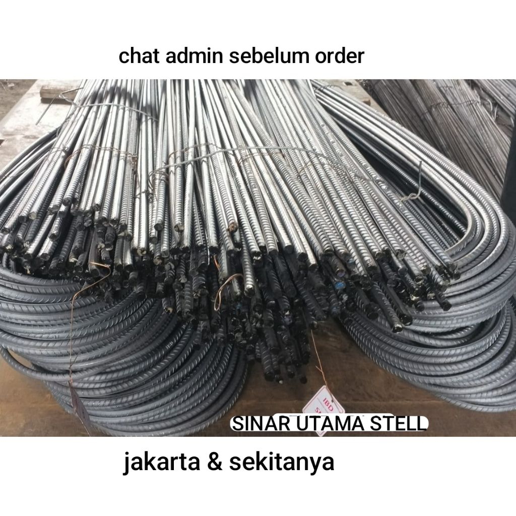 Besi Beton Ulir 13 mm x 12meter 12,5/ Besi Beton 13mm ulir x 12 meter 12,5
