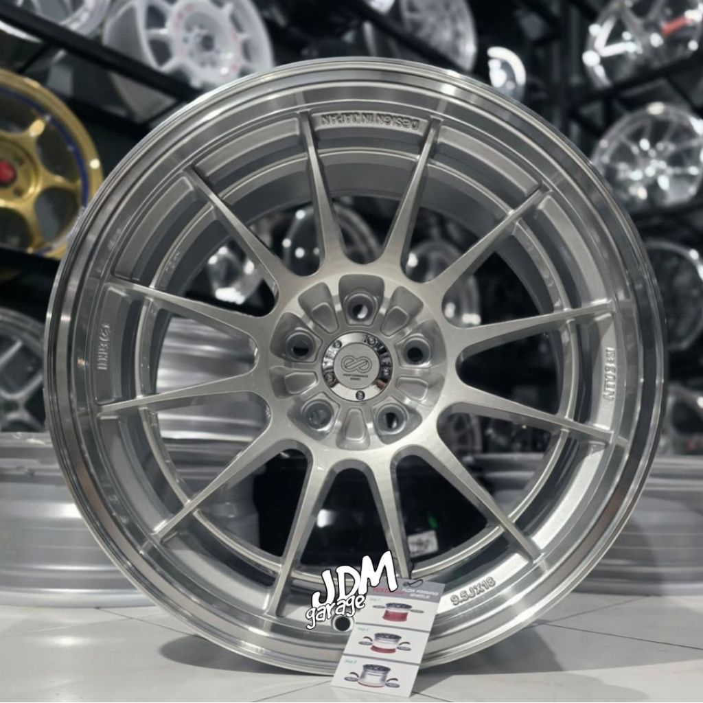 velg ENKEI SPIDER YUSTA THAILAND r18 lebar 9,5 pcd 5x114,3 et 22 velg mobil ring 18 pnp mobil r18 re