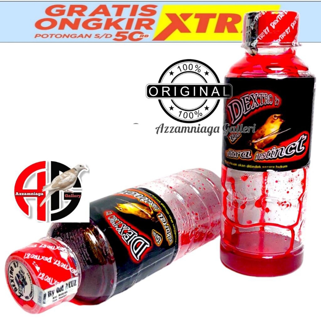 DEXTRO 87 PLECI ORIGINAL VITAMIN PLECI PRODUK om ACUZ ORIGINAL DEXTRO 87 TUTUP MERAH