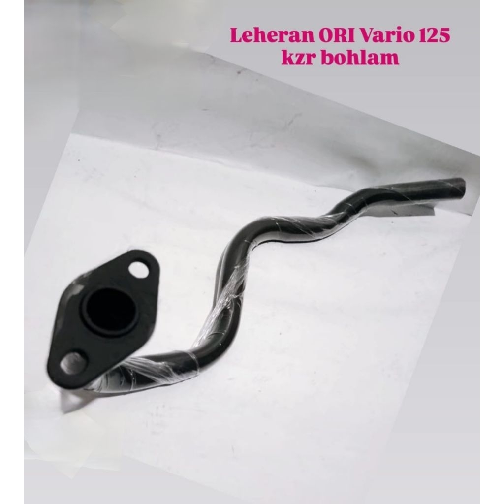 leheran ORI knalpot Vario 125 kzr / bohlam pipa leher knalpot motor Vario 125 kzr