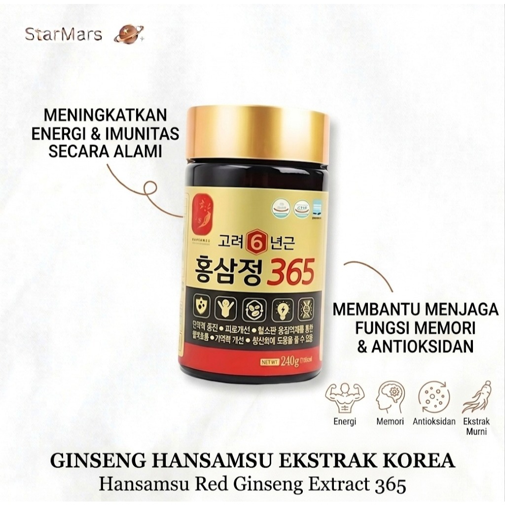 Ginseng Merah Ekstrak Korea Hansamsu