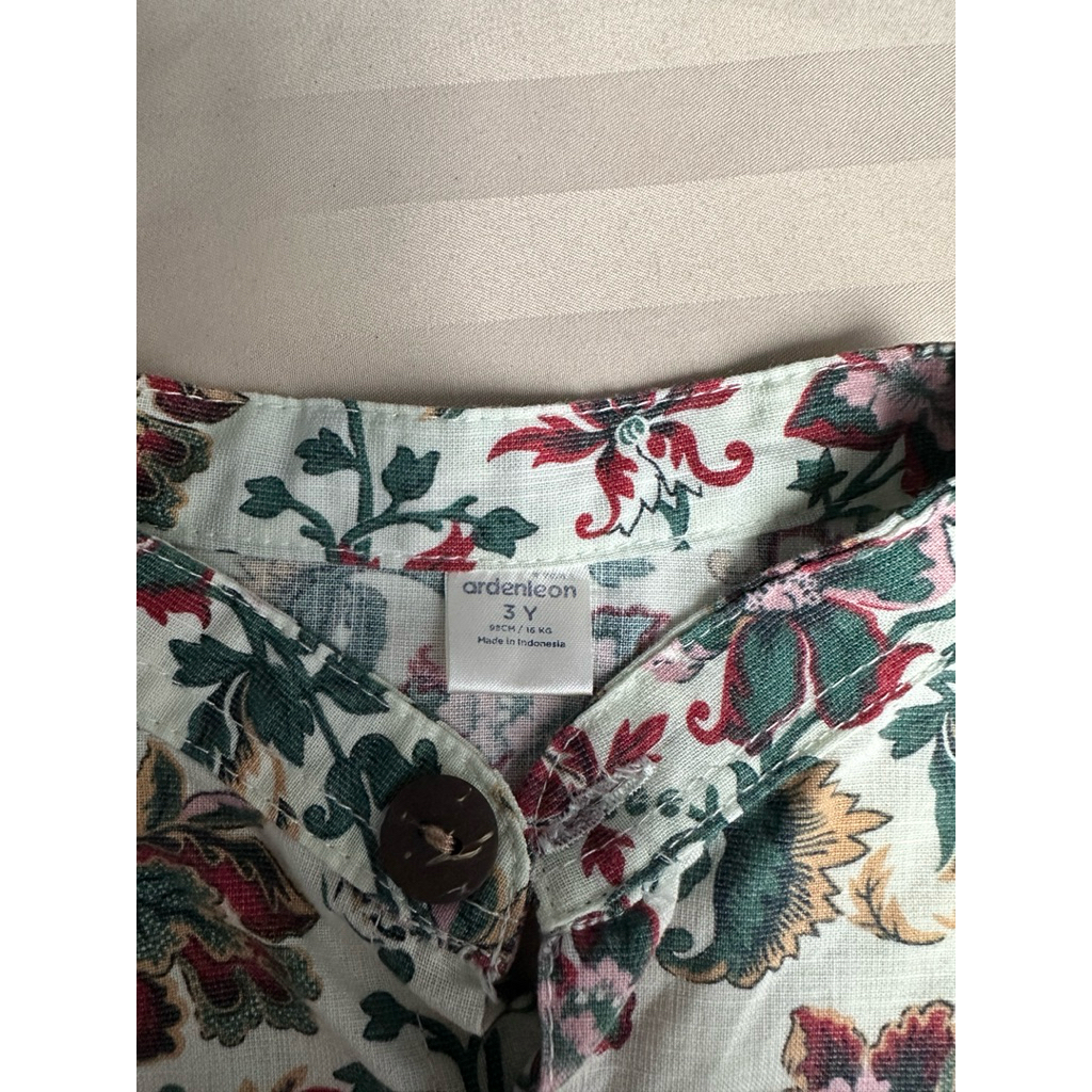 Baju Batik Ardenleon Ukuran 3Tahun PRELOVED