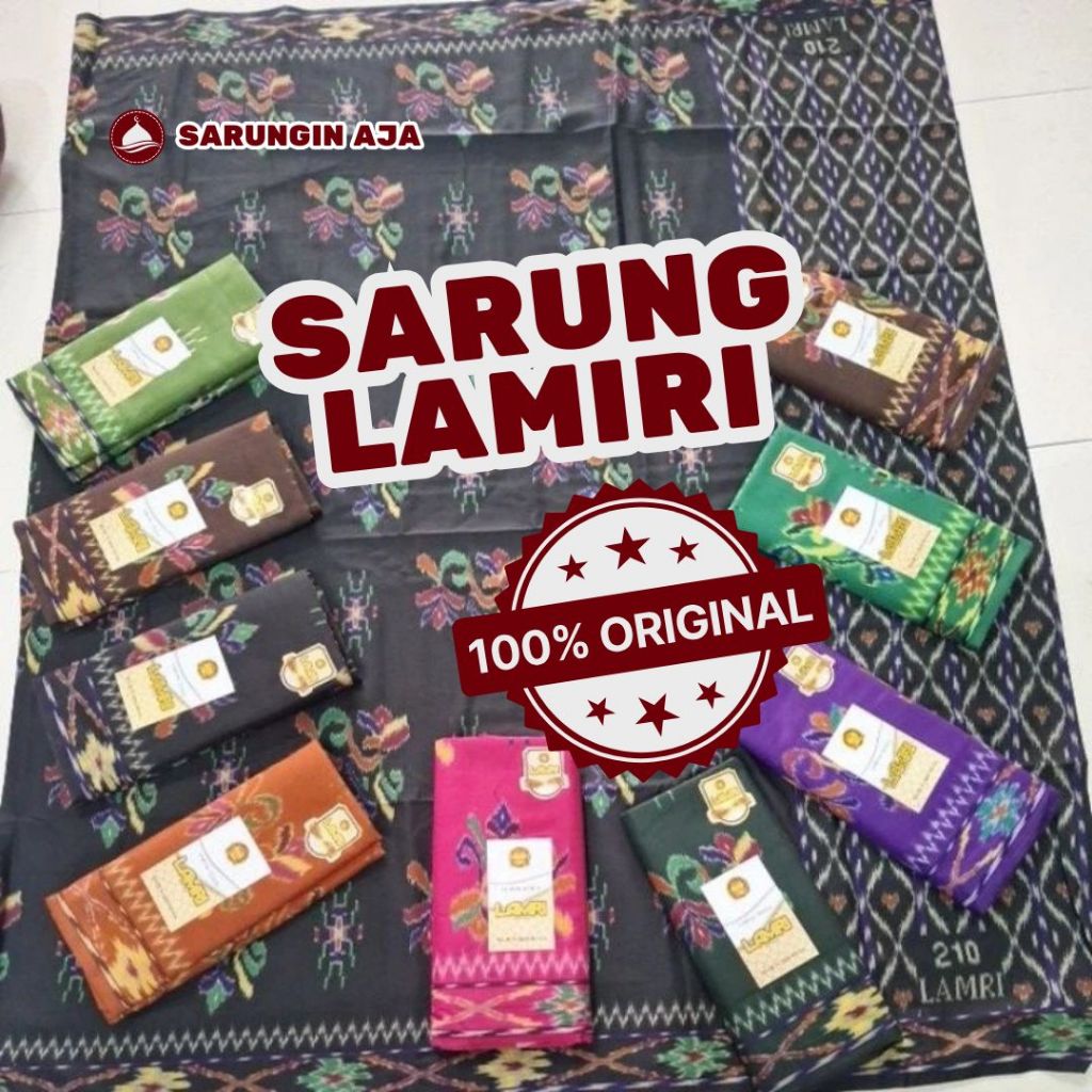 sarung LAMIRI kembang mstsarung lamiri tipe dewasa